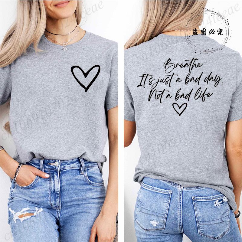 

Its Just A Bad Day Printed Unisex Tshirts Short Sleeve Clothes Fashion Trendy Tshirts Short Sleeve Sportwear Aesthetic Clothes 4XL