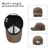 Wide-Brimmed Hard-Top Baseball Cap for Women, Suitable for Large Heads, Makes the Face Look Smaller, Deepened Version for Men