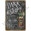 Metal Sign Vintage Tin Signs Retro Decorations Gin & Tonic Cocktail Plate Decorative Poster Plaque Bar Kitchen Home Wall Decor