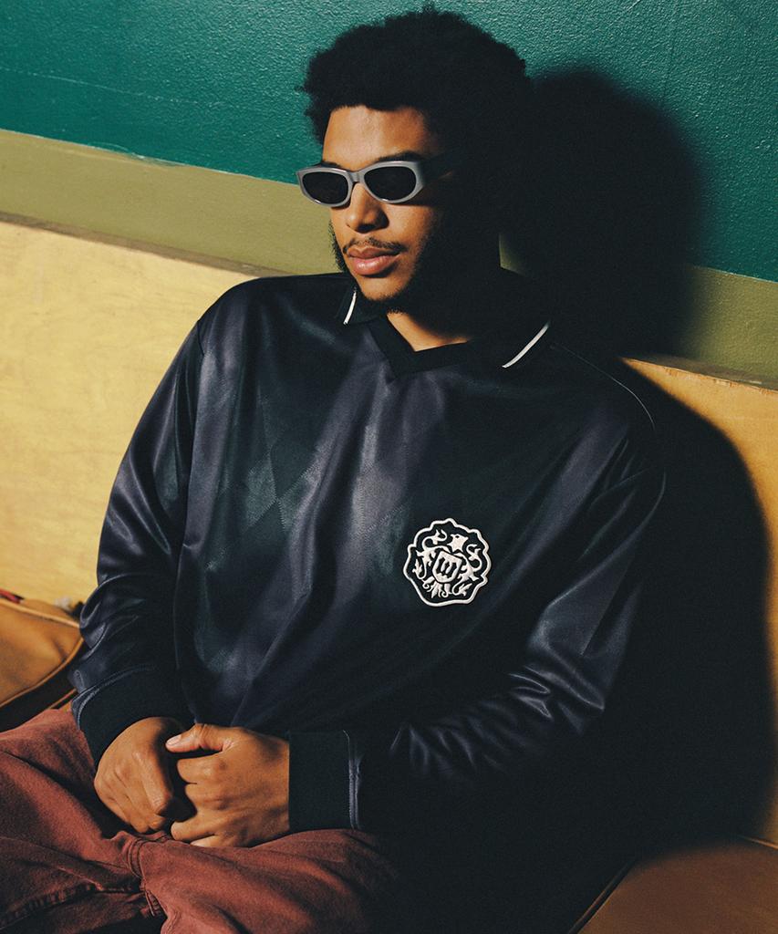WKNDRS Stripe Soccer Jersey (Black)
