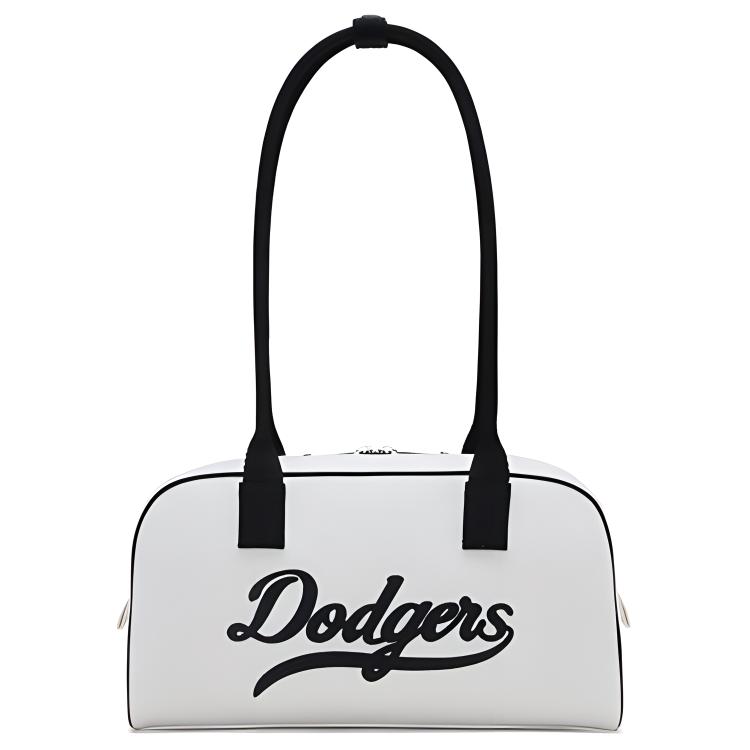 New MLB Polyester Handbag Shoulder Bag Regular Unisex Dark Cream 3ABQL054N-07CRD