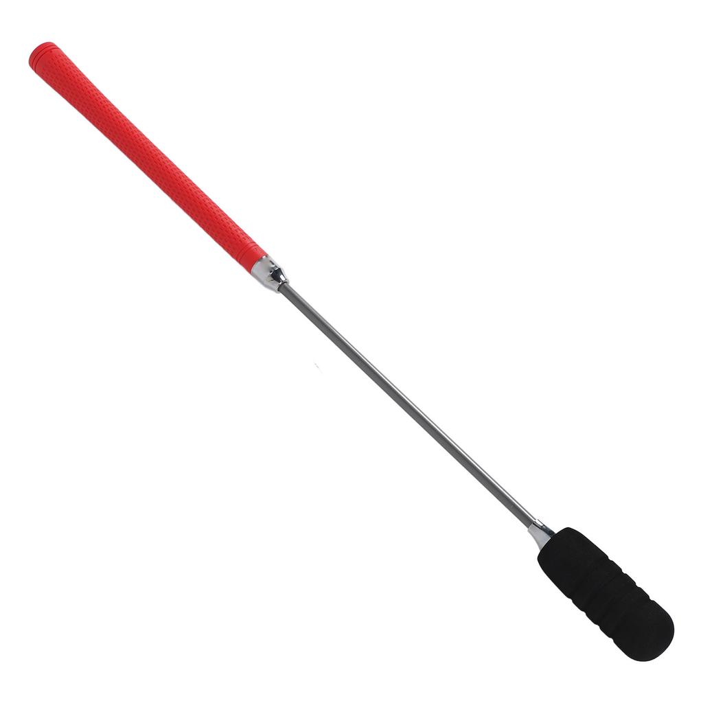 Golf Swing Training Stick Adjustable Enhanced Golf Skills Golf Swing Practice Stick for Indoor Red