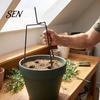Yard Decoration Stand Heavy Duty Iron Garden Stake, Triangular Stability Ground Peg, Rust Metal Insert Resistant Support Bracket for Outdoor Lawn And