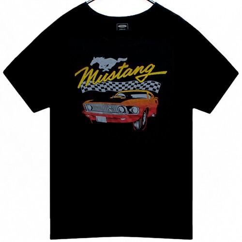 Ford Mustang Men's T-Shirt Size M Black