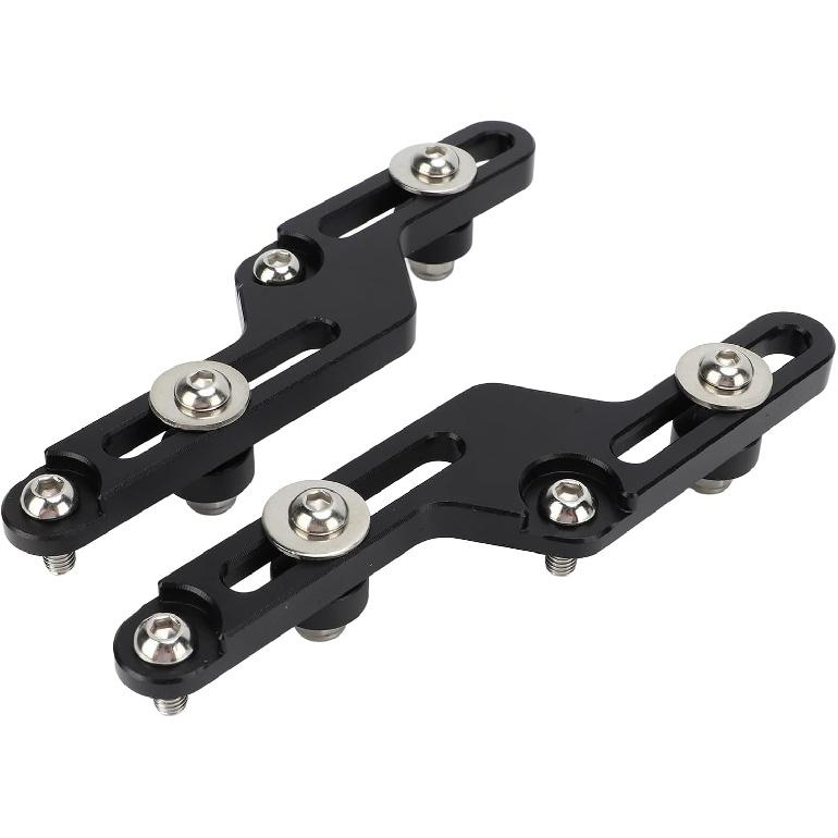 

Windscreen Support Holder, Height Rustproof Windshield Mount Bracket Kit Reducing Noise for Motorcycle (Black)