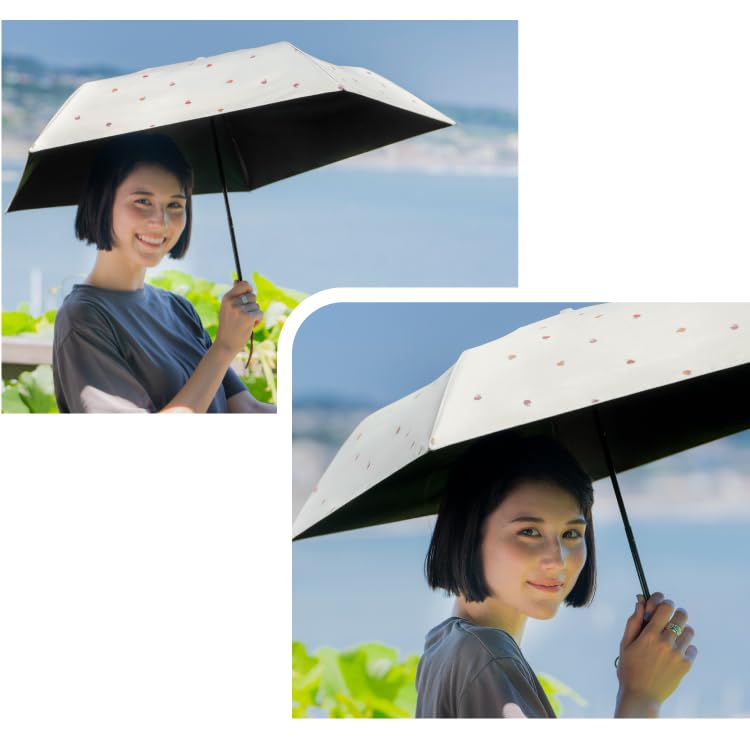 Lightweight Sun Petit Light UV UPF Suitable for Rain or Folding Umbrella for and Stylish and Cute for Product [2025] Wpc. Umbrella, Fruits, Mini,