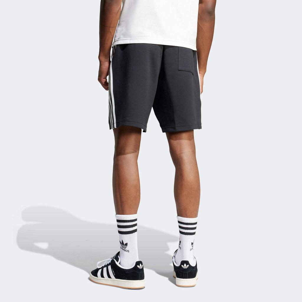 Adidas Originals SS25 Brand Logo Fashion Versatile Striped Sports Shorts Unisex Shorts White Black KA3835