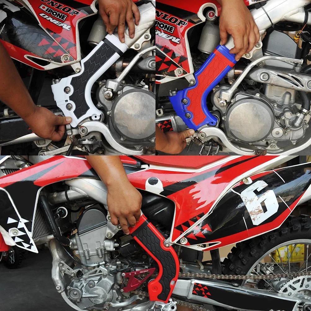 For HONDA 14-19 Frame Guard Motocross CRF250R CRF250RX CRF450R CRF300RX Motorcycle X-Grip Guard Plastic Cover