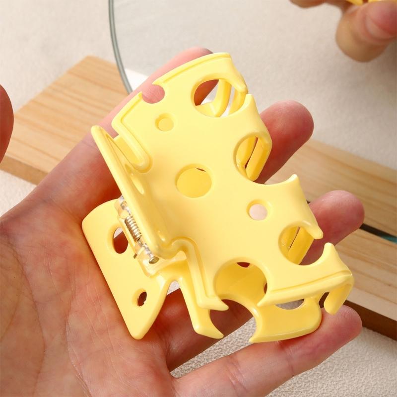 Hamburger Shape Claw Clips Cute Cartoon Food Hair Jaw Clip Acetate Strong Hold Barrettes Thick Thin Hair Styling Tool