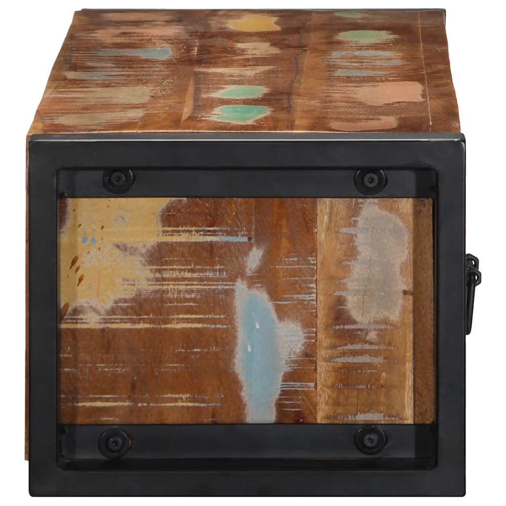 Szafka Rtv 100X30X25 Cm Drewno Lite Odzyskane