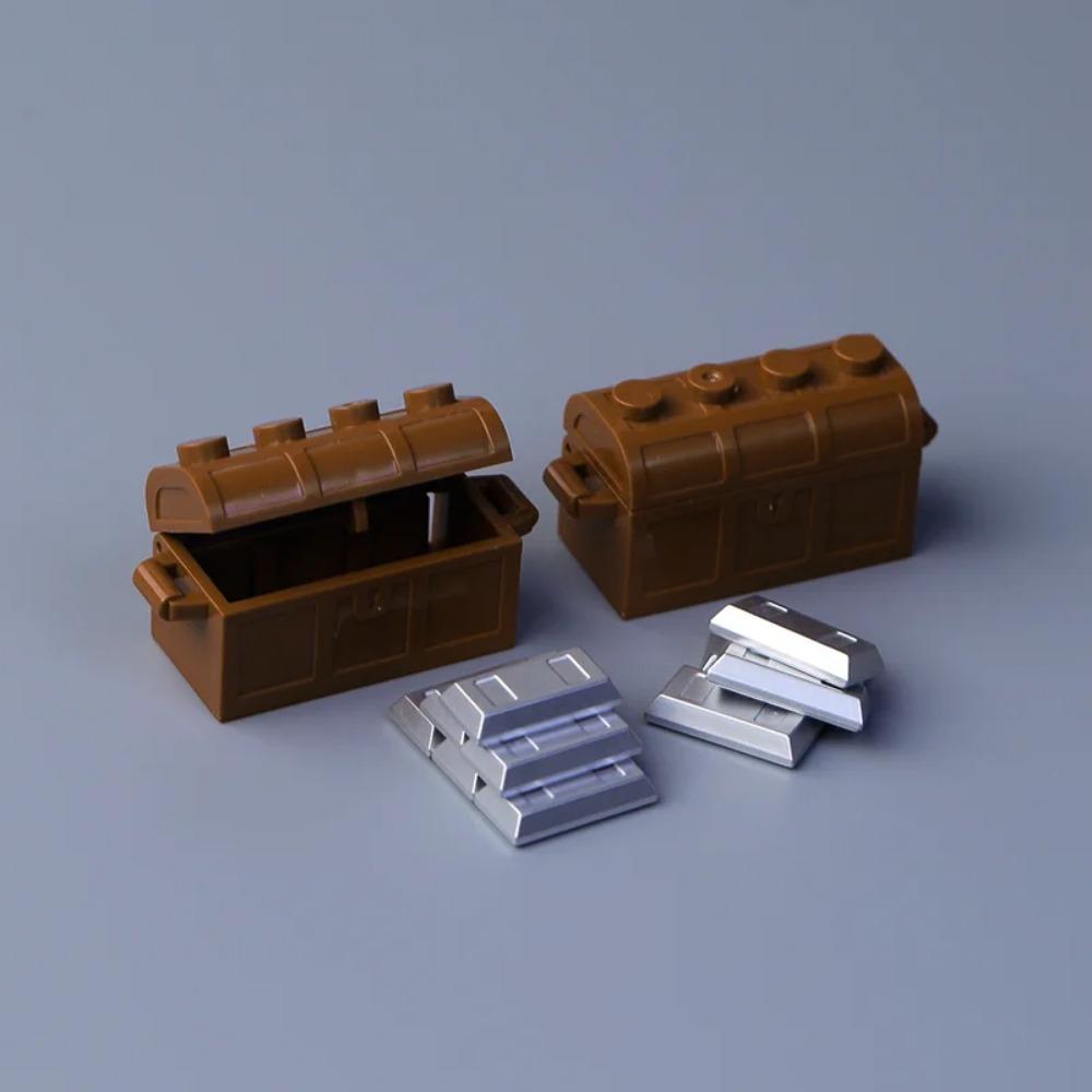 

MOC Банкоматы Драгоценная Золотая Яйцевидная Руда Бриллиант Строительные Блоки Драгоценная Ячейка Безопасности Деревянная Бочка Банковская Карта Кирпичики Игрушки амарантовый