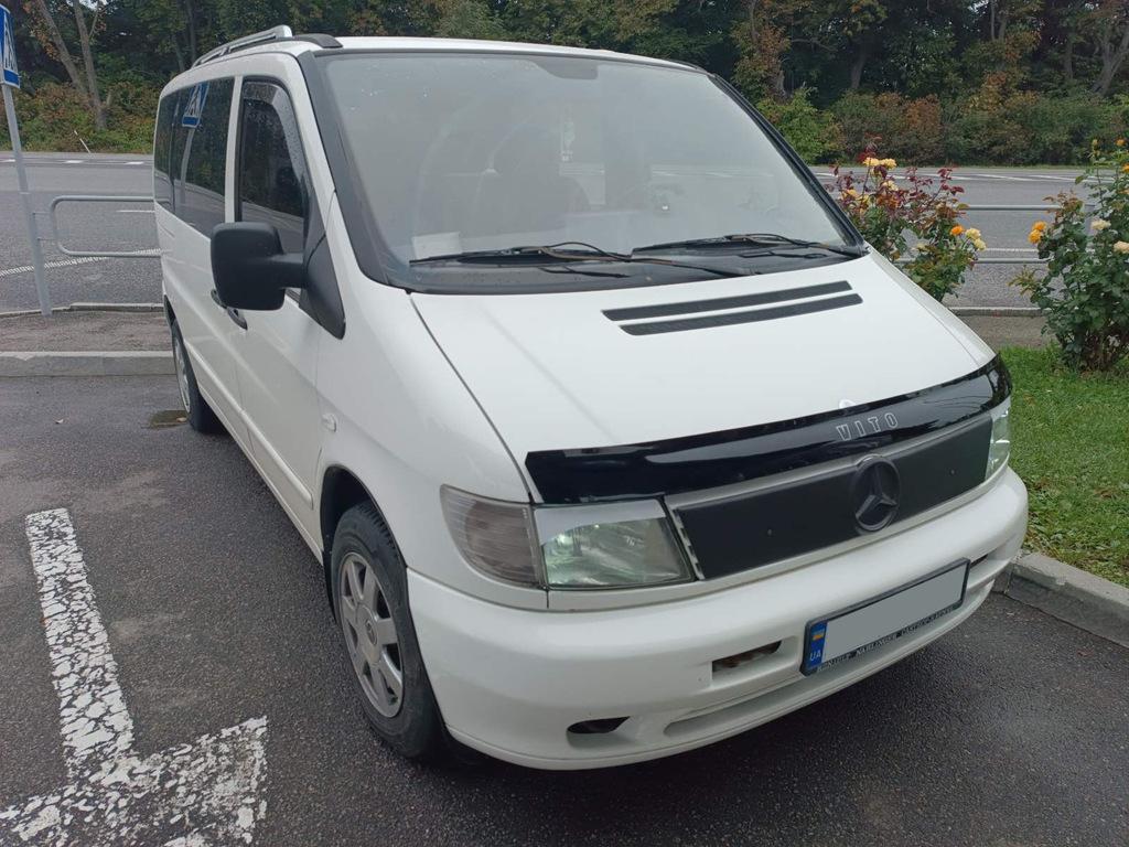 Зимняя накладка на решетку Матовая для Mercedes Vito W638 1996-2003 гг