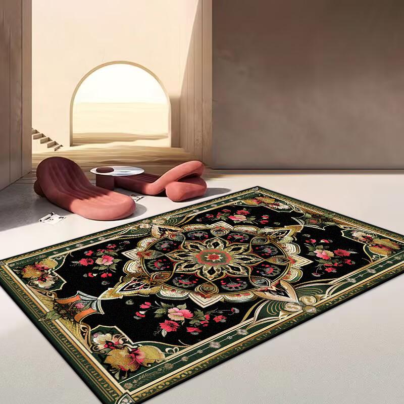 

Vintage Persian Carpet for Living Room Decoration Rugs Large Area Bedroom Washable Rug Non-slip Sofa Coffee Table Mat 200x300cm 60x90cm