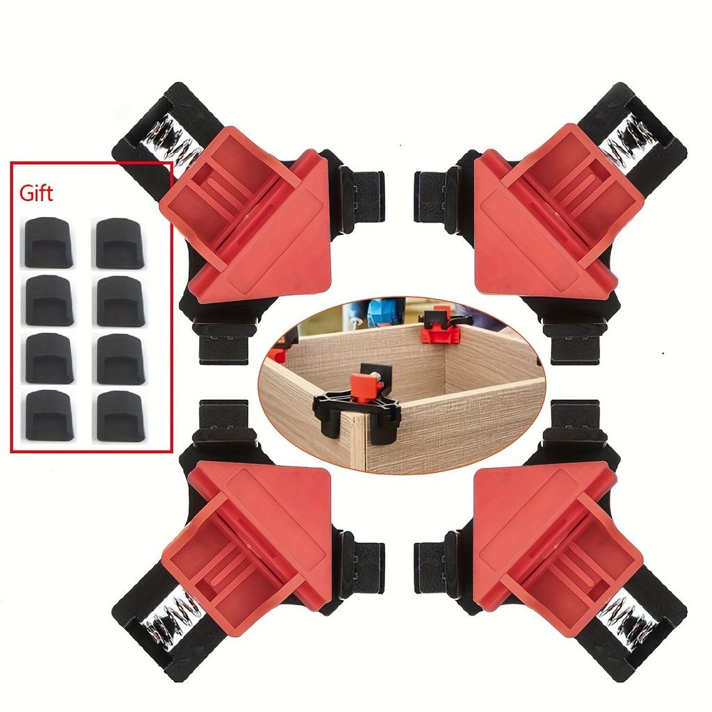 1PC/4PCS - Woodworking Right Angle Plywood Clip, Quick Fixing Clip Photo Frame Clip, Plastic Clip Hardware Clip