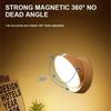 LED Night Light Wireless Motion USB Charging Cabinet Night Lamp Bedside Table For Bedroom Home Closet Sensor Round Lights