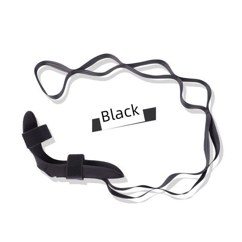 

Yoga Exercise Stretch Belt Ankle Joint Correction Belt Rehabilitation Stretch Fitness Stretch Band Ligament Leg Horse Black