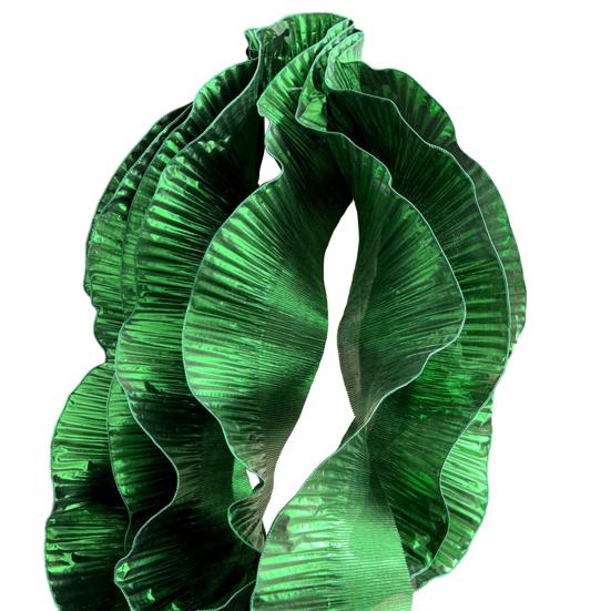 

1M Metallic Ruffle Trim Pleated Lace Trim DIY Sewing Wedding Dress Costume Bag Curtain Crafts Decoration Trimming
