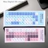 Universelle Tastaturaufkleber 1/3 Blatt, DIY Koreanisch-Japanische Aufkleber für Notizbuch-Computer, Zubehör.