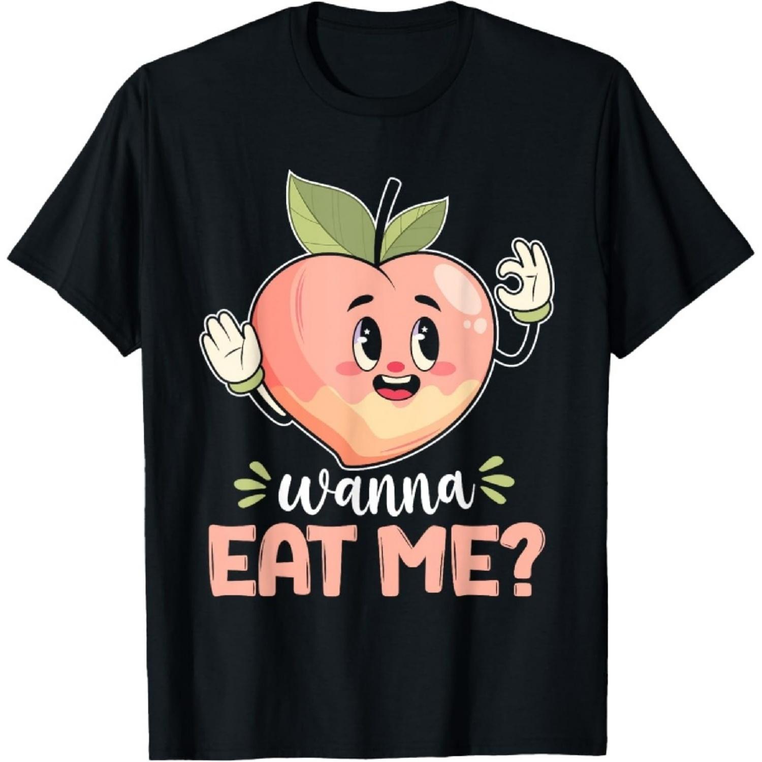 Peach Lover Peaches Fruits Lover T-Shirt XXXXXL чёрный