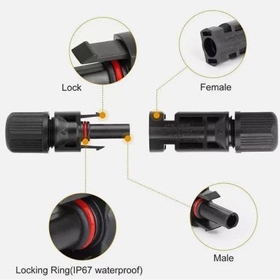 10 Pairs/Lot Solar Connectors with Spanner Waterproof Solar Panel Connector SOLAR PV Connector For Solar Cable