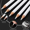 6pcs White Fabric Marker Pen for Dark Cloth, Washable & Removable, Professional Tailor's Chalk for Sewing, Tailoring, Patterns