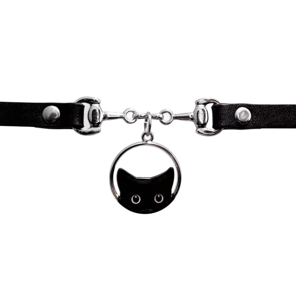 Grunge Leather Cat Claw Punk Trendy Necklace for Women Exquisite PU Charms Choker Sweet Cool Party Jewelry Y2K Fashion Gifts