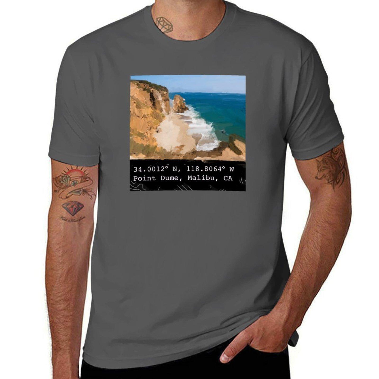 

Point dume T-Shirt mens graphic t shirts t shirts for man graphic funny T-Shirt 4XL