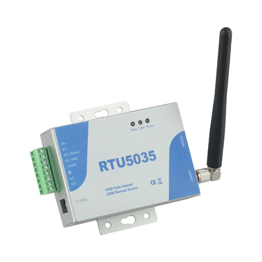 RTU5035 GSM APP Remote Control Wireless Gate Opener Relay Switch Antenna Garage Door Opener Systems Building Hardware
