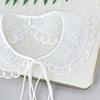 Spring And Autumn Embroidery Lace Large Collar Decorative Shirt Clothing Fake Collar Lace Hollow Lace Small Shawl Petal Collar