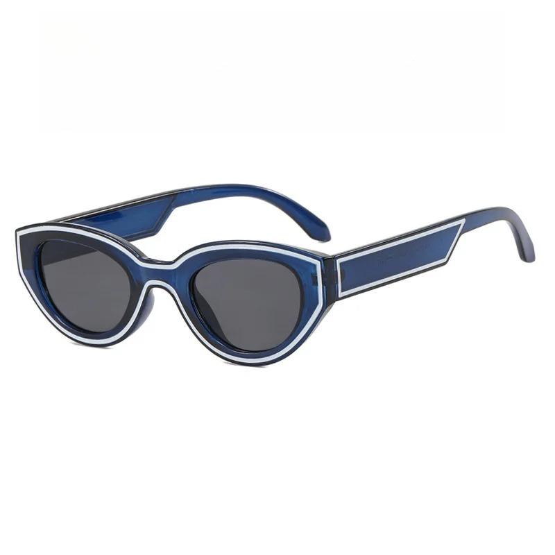 Cat Eye Design Sunglasses Women New Fashion Party Hip-Hop Decorated Sunglasses for Men Popular Brand Design Eyewear