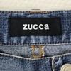 ZUCCA Denim Shorts Culotte Skirt Women M Hot Pants Sexy Japan Made(USED)