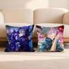 The Beginning Anime A-After the End Cushion Cover Home & Car Multi-Scene Pillow Cover - Reversible, Soft & Durable for Daily Use