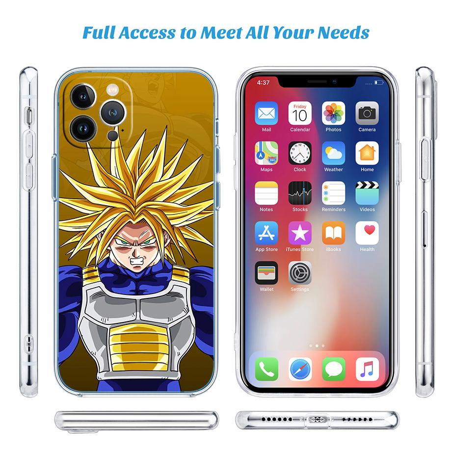 TR11 Dragon Ball Goku Transparent Phone Case for Motorola Moto G40 G04 G05 One Ace Action  Fusion + Plus Hyper Macro Vision Zoom