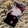 Serviette Filles Chat Noir Serviette de Plage Surdimensionnée Serviette à Séchage Rapide Absorbante Douce Serviettes de Bain Plage pour Hommes Femmes