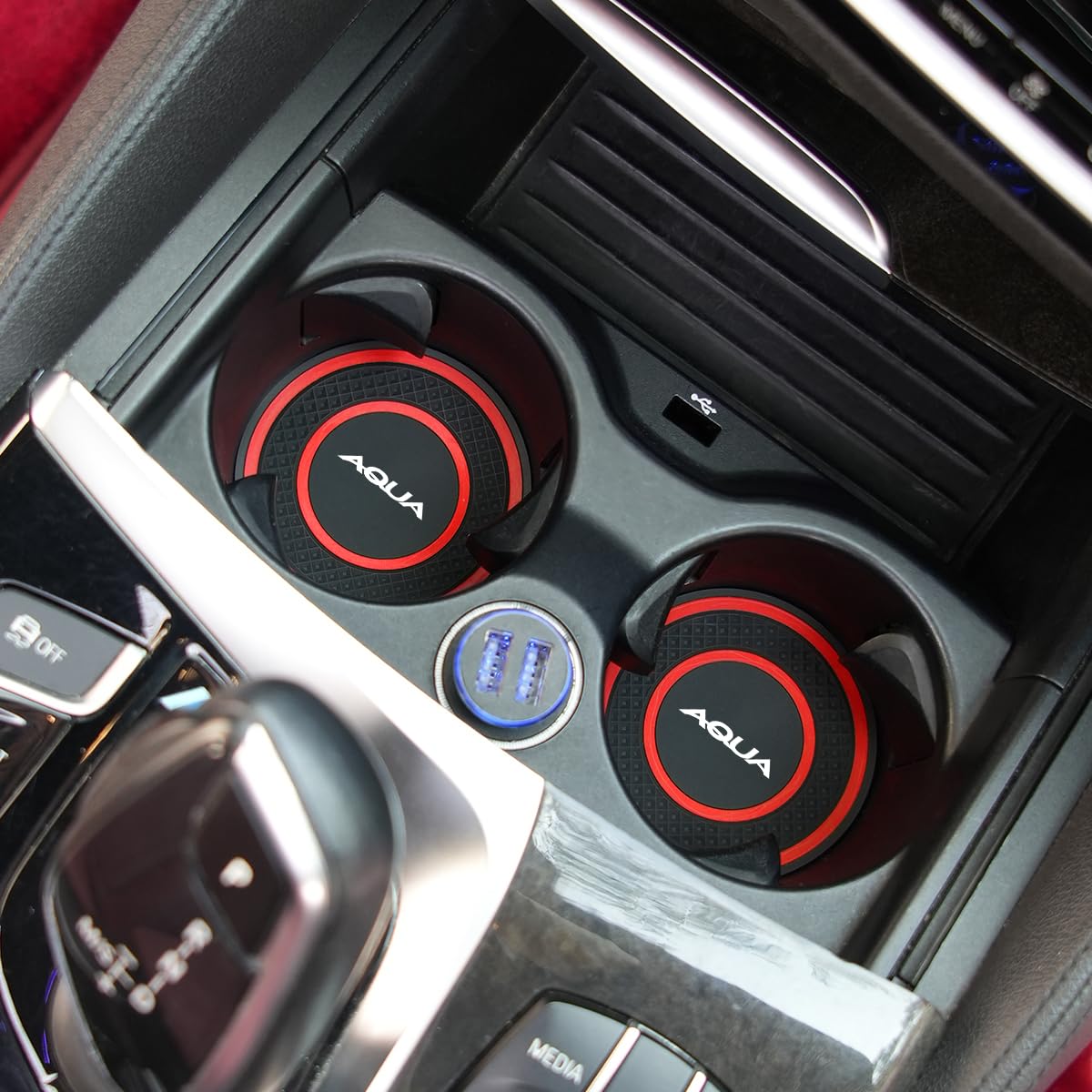 Aqua Exclusive Car Coaster Stylish Silicone AQUA New Aqua NHP10 aqua красный