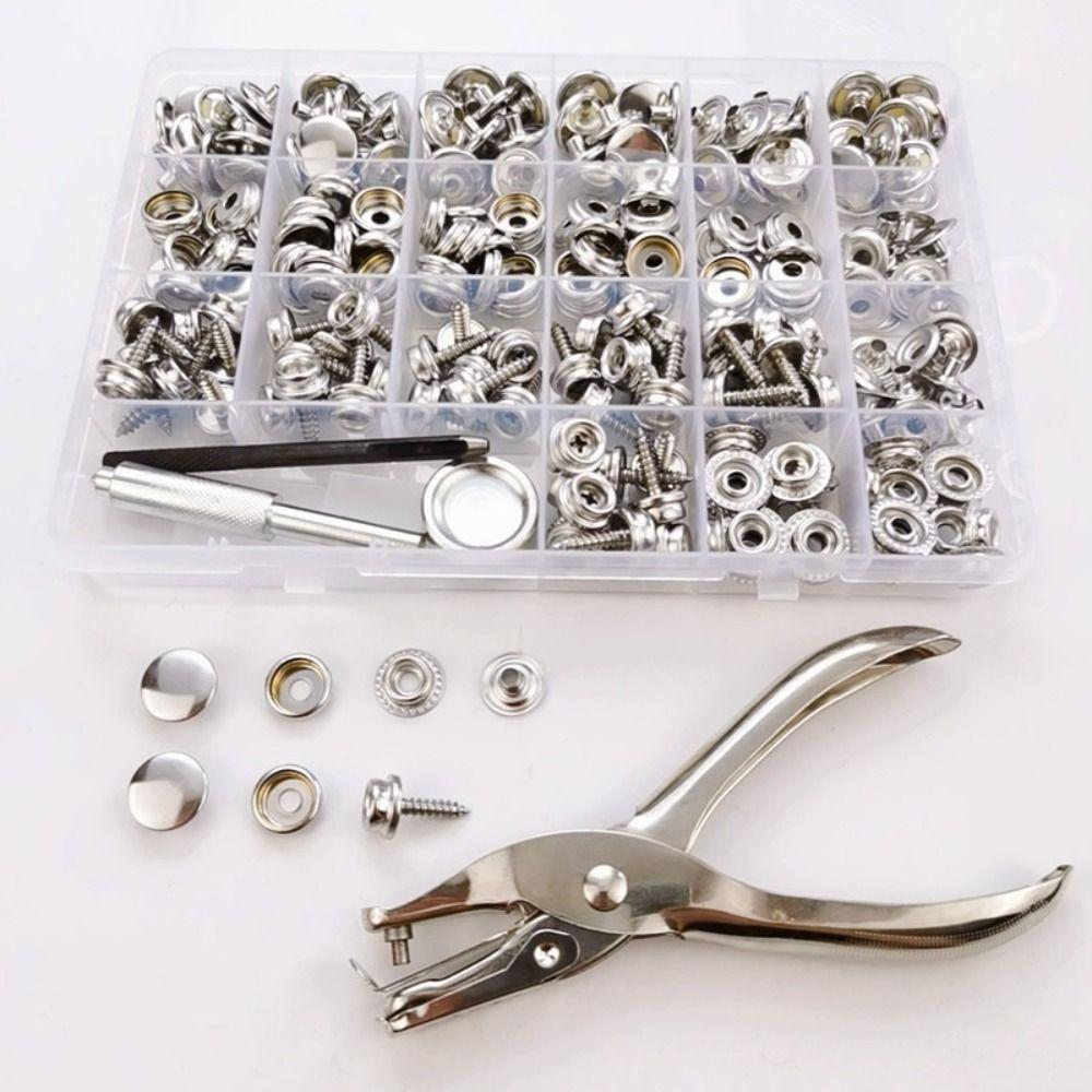 Stainless Steel Snap Button 15mm Size Marine Grade Boat Cover Snap Button Setting Tool Included 3/8" Socket