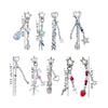 Sweet Star Heart Bead Charm Pendant Chain Phone Straps Pocket Keychain Strap