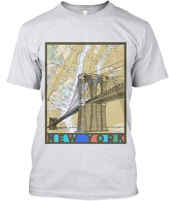 New York Hometown T-Shirt Made in the USA Size S to 5XL