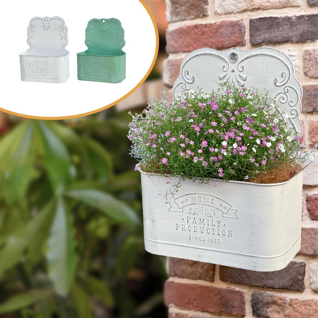 Wall Mount Planter Garden Decor Durability Gift Decorative Sturdy Hanging Flower Pot Plant for