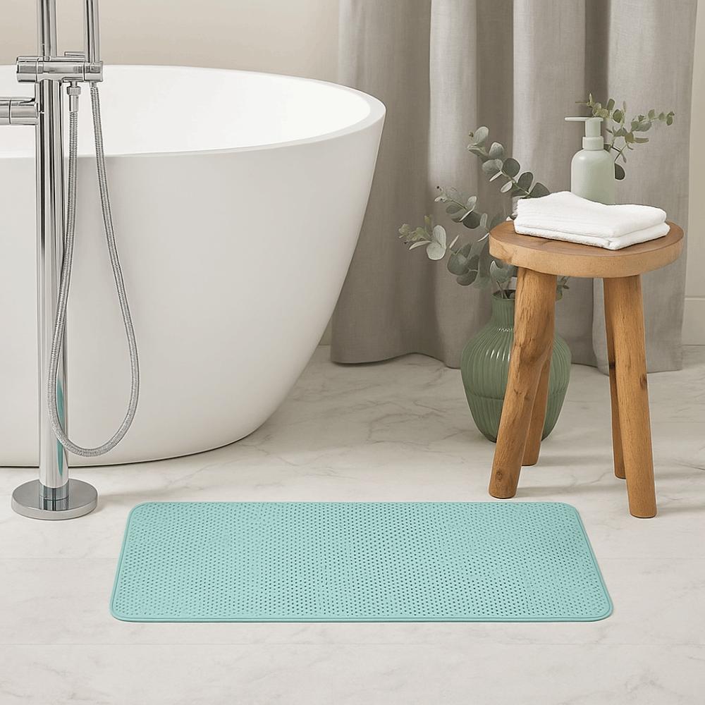 Textured Surface Non-Slip Bath Mat Quick Dry Floor Mat Home Decor Shower Mat Toilet