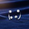 2 PCS C Shaped Nose Ring Stainless Steel Daith Piercing Jewelry New Cartilage Helix Earrings  Women