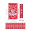 Hot Stamping Lucky Sign Red Envelope Cartoon Pattern Red Packet Lucky Money Bag  Kids