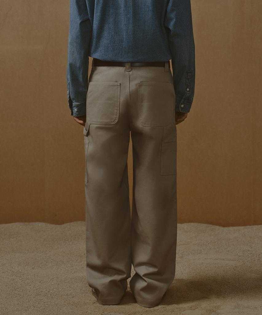 Musinsa Standard Heavyweight Cp Wide Carpenter Pants [Beige]