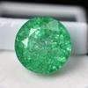 Natural Green Colombian Emerald 20.95ct Round Cut AA Certified Loose Gemstone