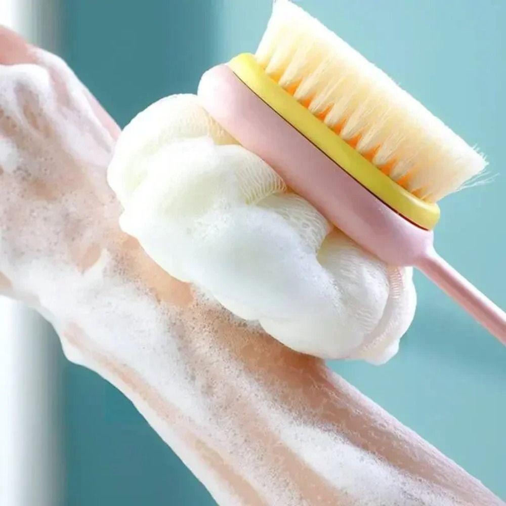 

Long Handle Bath Brush PP Body Exfoliating Brush New Shower Brush зелений