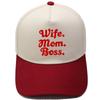 Wife mom Boss Truck Driver Hat Embroidery Color Matching Baseball Cap Male Female Casual Retro Hat