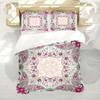 Pink Paisley Pattern 3D Printed Duvet Cover Fashion Bohemian Style Luxury Bedding Sets Soft Comfortable Quilt Cover Pillowcase