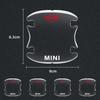 4pcs Transparent Protection Car  Emblem Exterior Door Bowl Sticker For Mini Cooper One JCW Works F54 F55 F56 F57 F60 R50