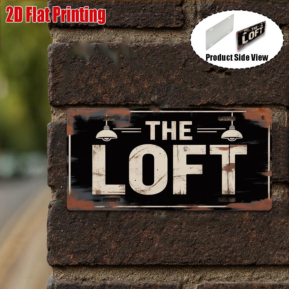 

D Flat pc Vintage Metal Plaque for Decorative Purposes OnlyDecorative Signs And Plaques(xcm) LoftThemed Aluminum Sign 15x30cm(5.9x7.8inch)