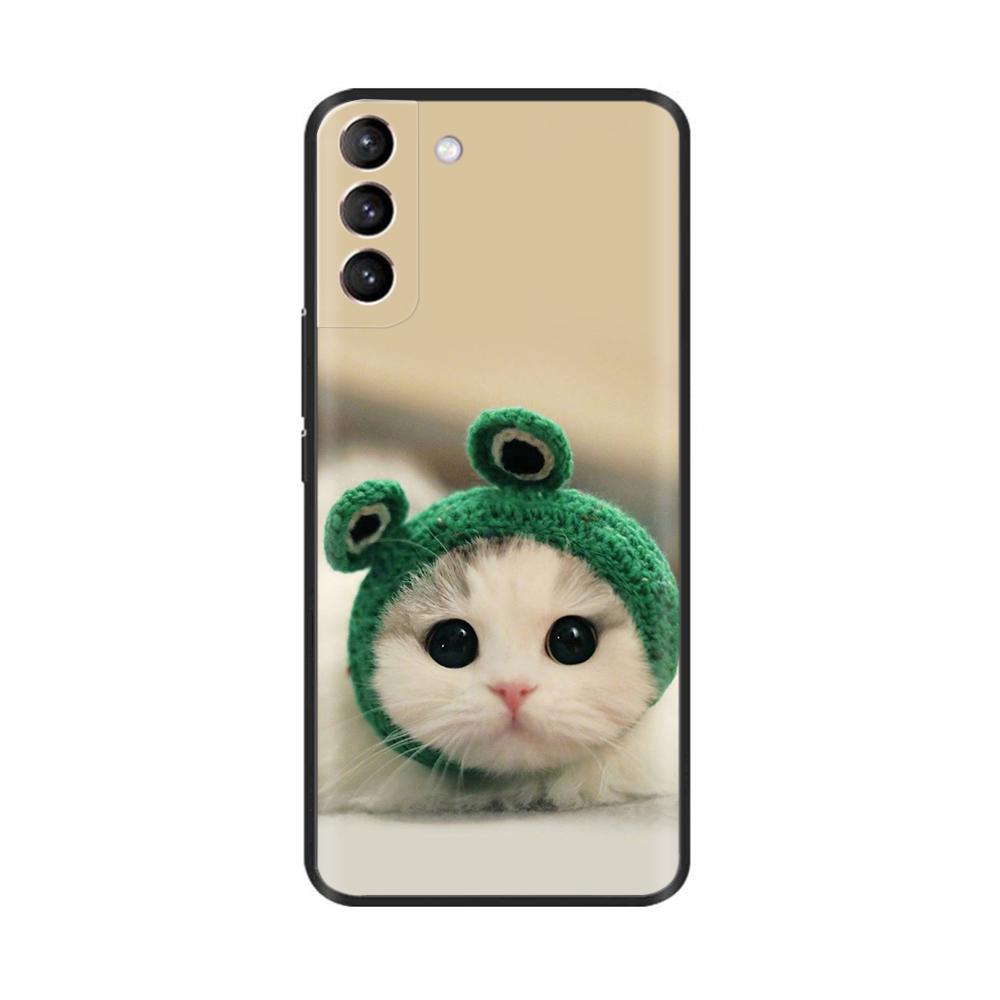 Shockproof Cover For Samsung Galaxy S21 S20 S23 S24 S25 FE Animals Painted Shell Bumper Cases Soft Silicone Back Cover Fundas
